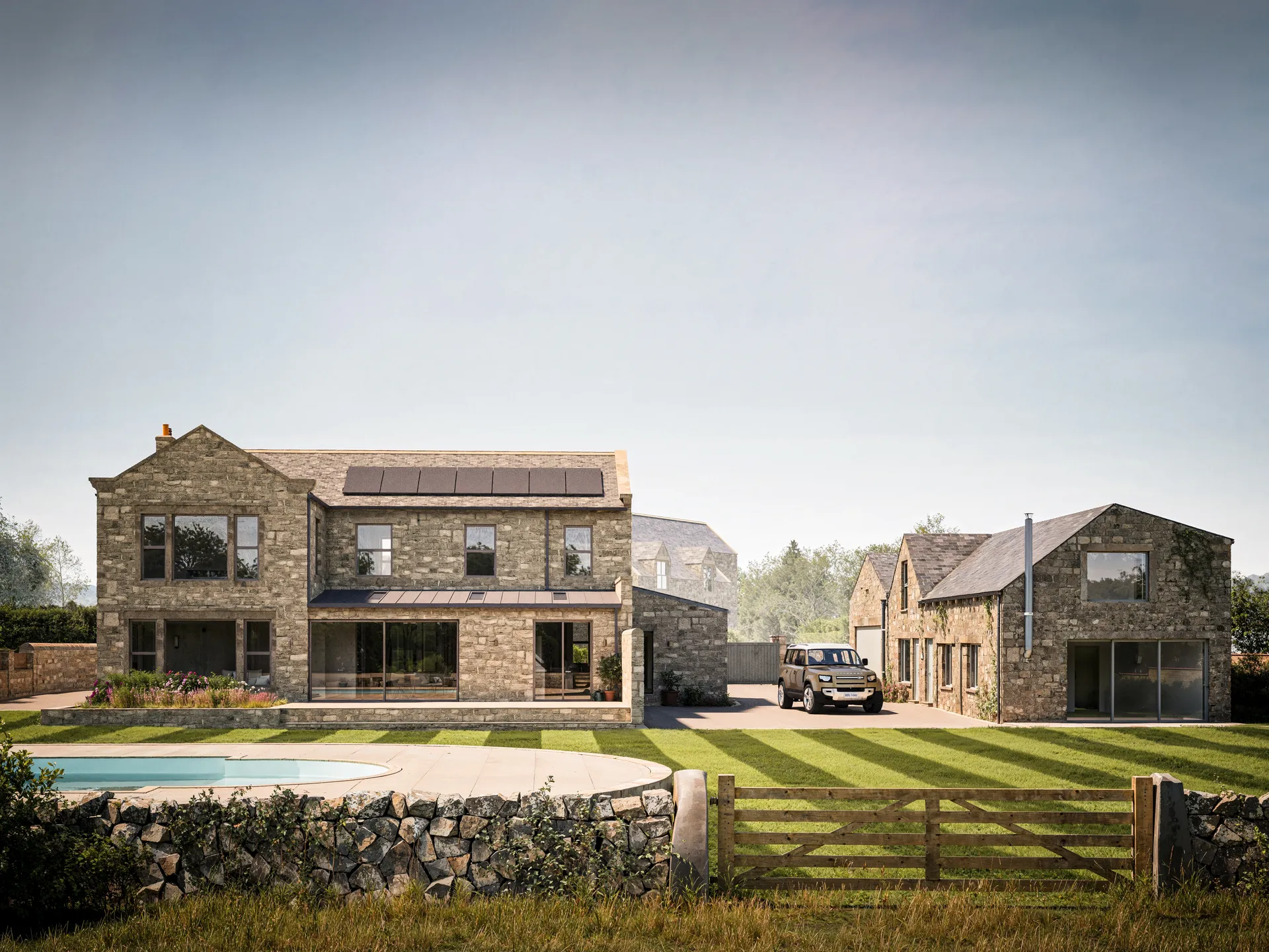 Interior design at Elmtree Manor, Askwith, Yorkshire by Dean Heim & Co.